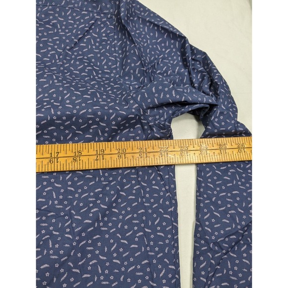 Mens Banana Republic Slim Flex Fit Stretch Long Sleeve Button Up Shirt Large Tec - Picture 5 of 11